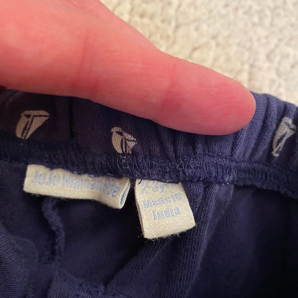 JoJo Maman Bebe Boys' Navy Sailboat Shorts - Picture 3 of 4